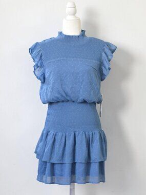 Aqua for Bloomingdales Ruched Dress – Size L – NWT